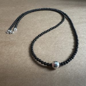 3mmonyx-silver-discoball-necklace