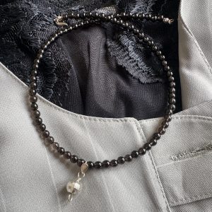 smokeyquartz-silver-necklace